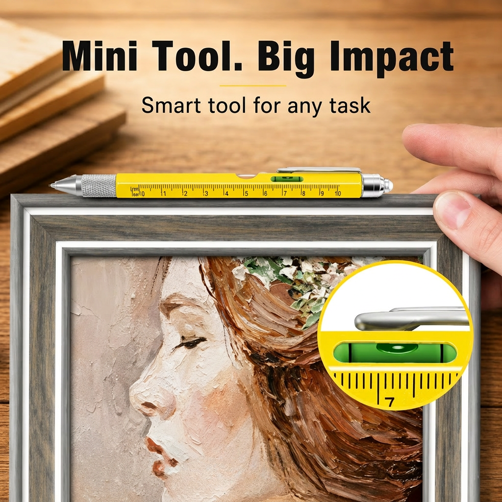 The Secret Toolbox Pen: 9 Tools In 1