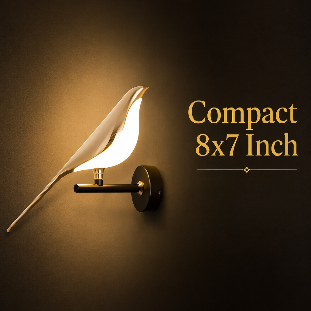 Luminous Bird Wall Sconce