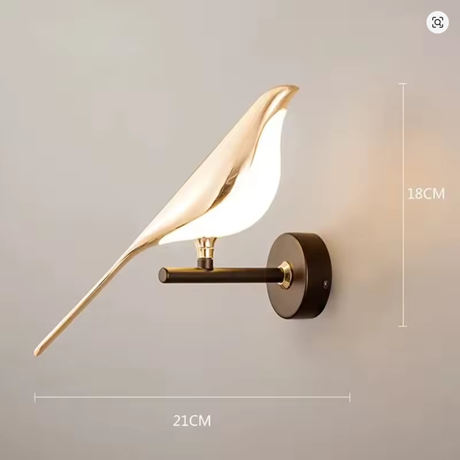 Bird Wall Lamp