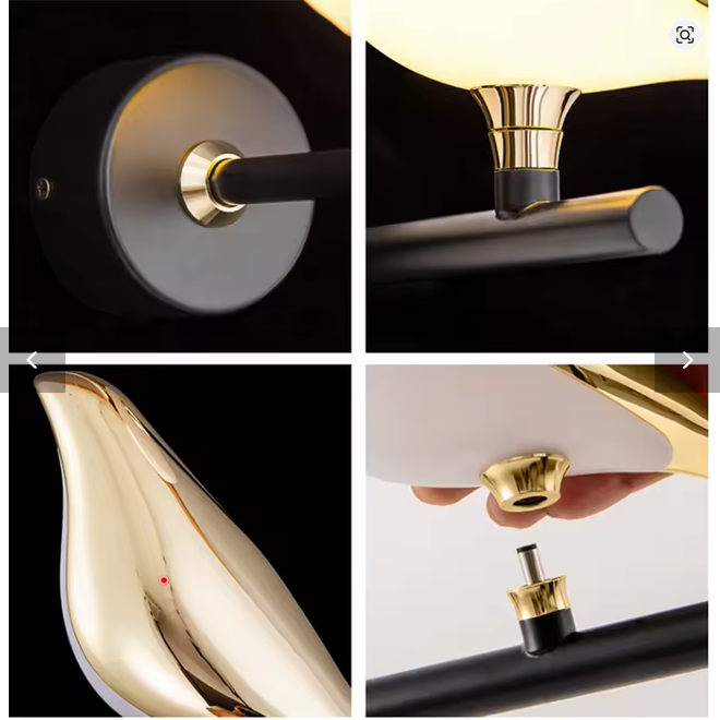 Bird Wall Lamp