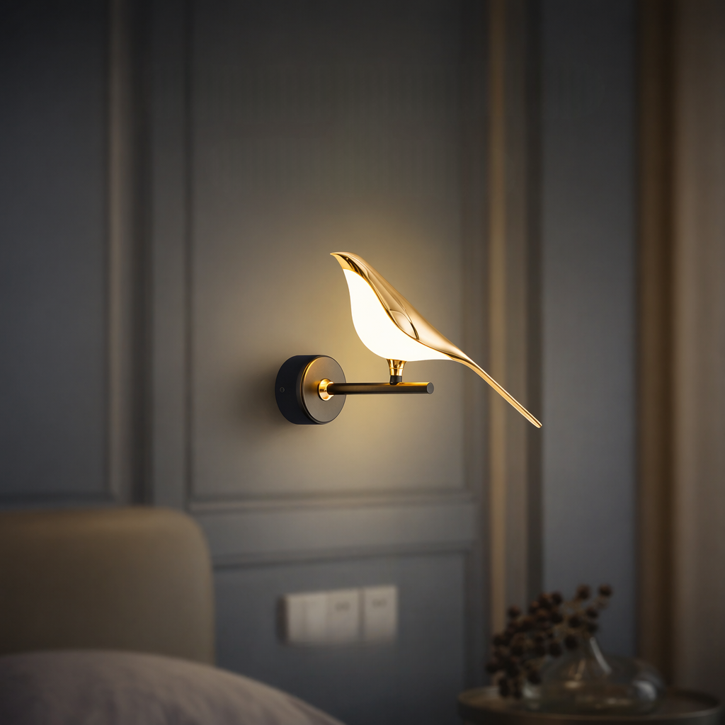 Luminous Bird Wall Sconce